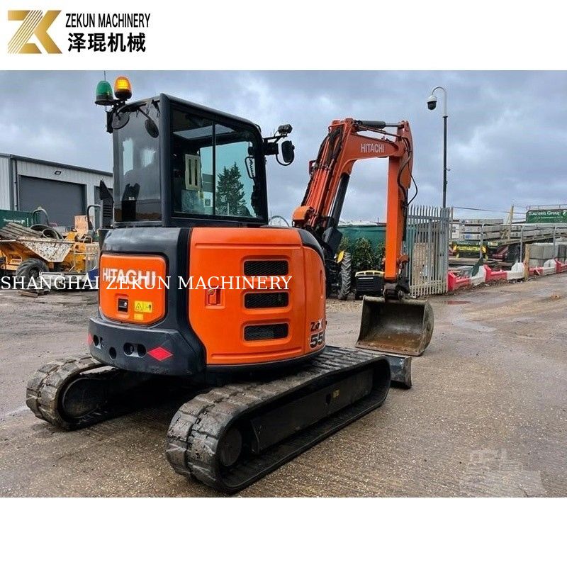 Kullanılmış Hitachi ZX55U Mini Kazı makinesi.