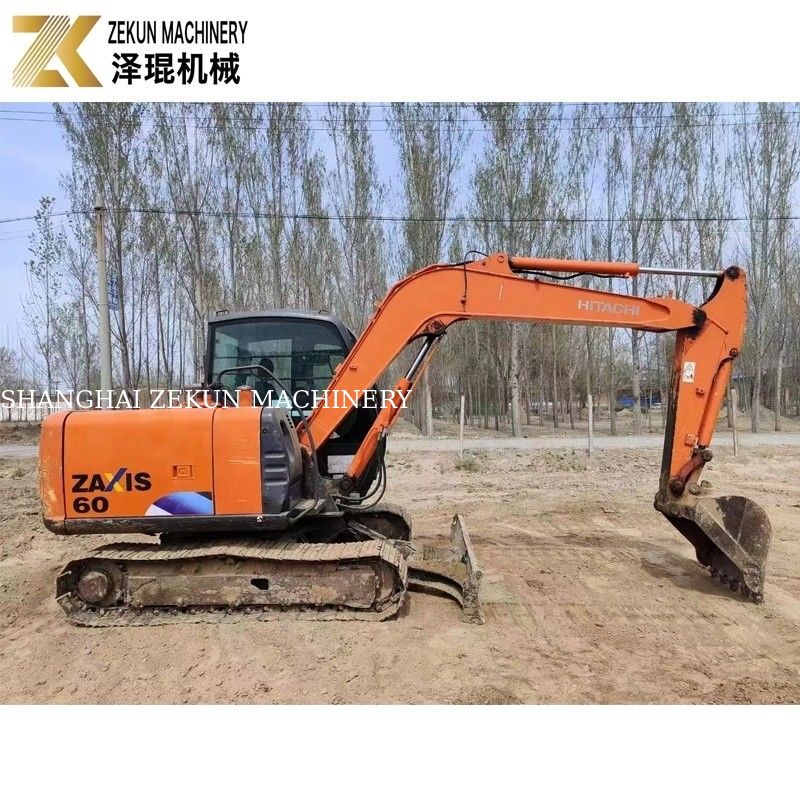 El kazı makinesi Hitachi ZX60 Crawler kazı makinesi 0.22m3 kova kapasitesi 2013 Yılı