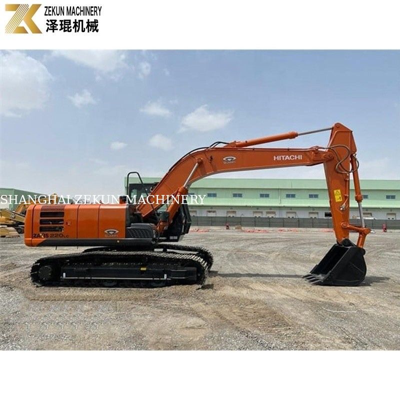 Orta boyutlu ZX220LC kazıcı inşaat kazı 22 ton kullanılır Hitachi 220