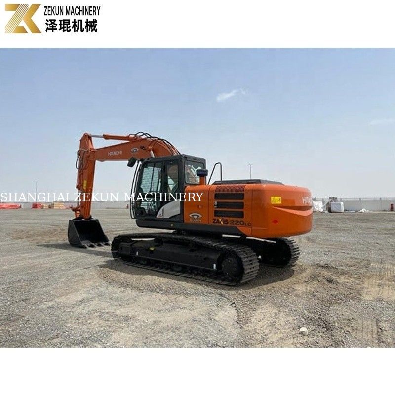 Orta boyutlu ZX220LC kazıcı inşaat kazı 22 ton kullanılır Hitachi 220