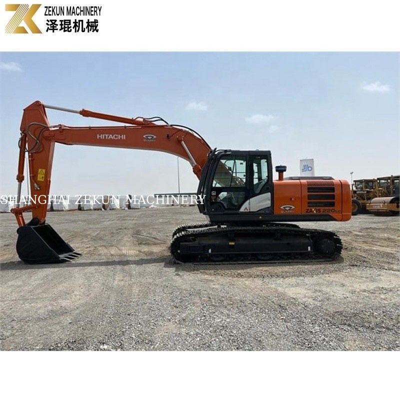 Orta boyutlu ZX220LC kazıcı inşaat kazı 22 ton kullanılır Hitachi 220