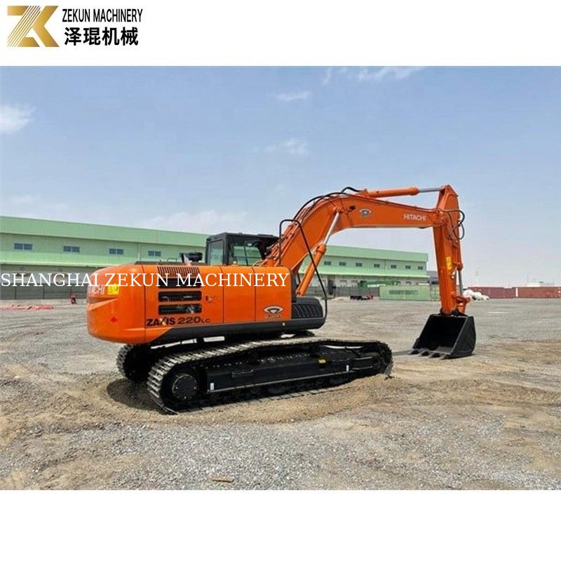 Orta boyutlu ZX220LC kazıcı inşaat kazı 22 ton kullanılır Hitachi 220