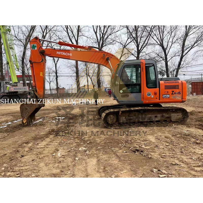 4001-6000 Çalışma Saatleri Hitachi ZX120-6 İSUZU motoru ile ikinci el mini kazıcı