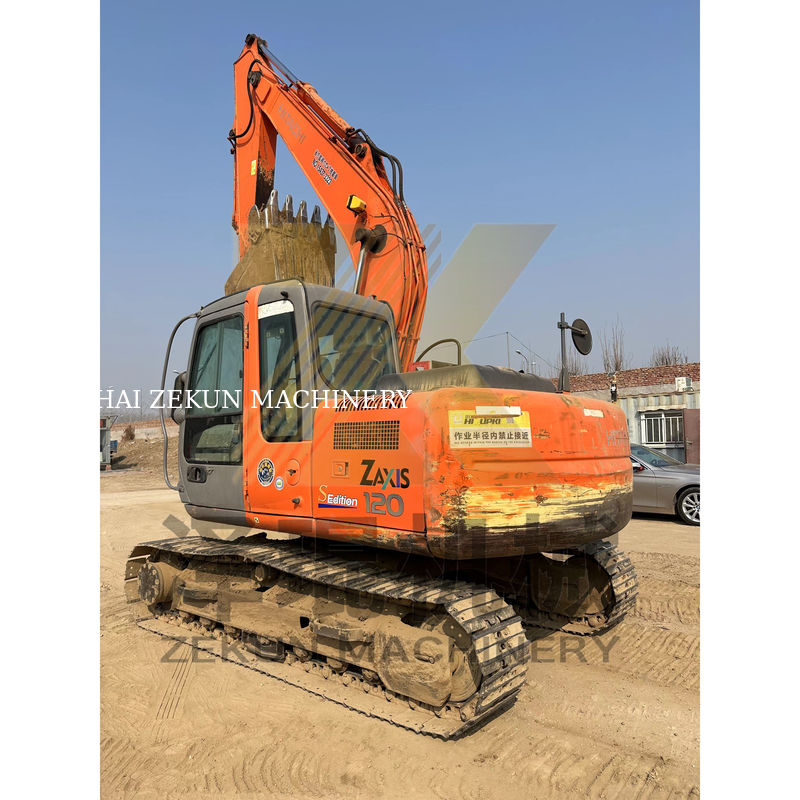 Kullanılmış Hitachi ZX120-6 Mini Ekskavatör 12 Tonluk İş Ağırlığı 4001-6000 Çalışma Saati