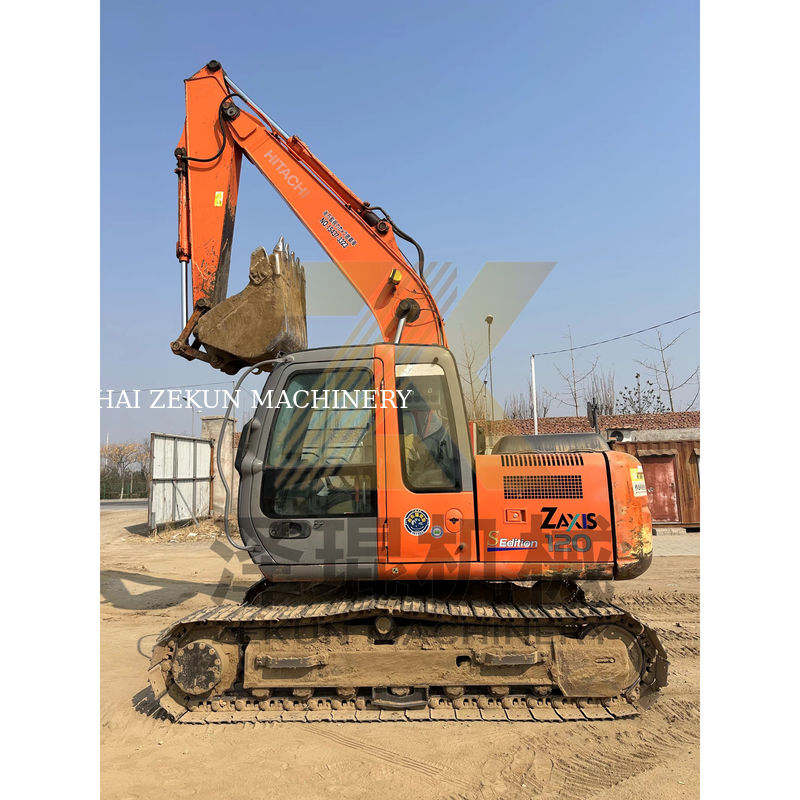 Kullanılmış Hitachi ZX120-6 Mini Ekskavatör 12 Tonluk İş Ağırlığı 4001-6000 Çalışma Saati