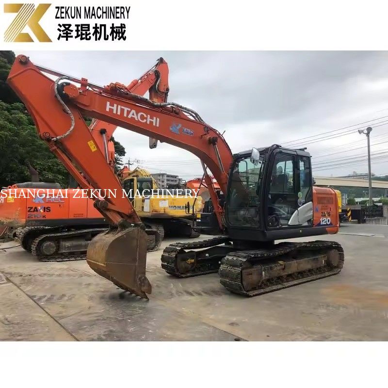 Hitachi ZX120-6 orijinal hidrolik pompası ve 12 tonluk çalışma ağırlığıyla kazıcı