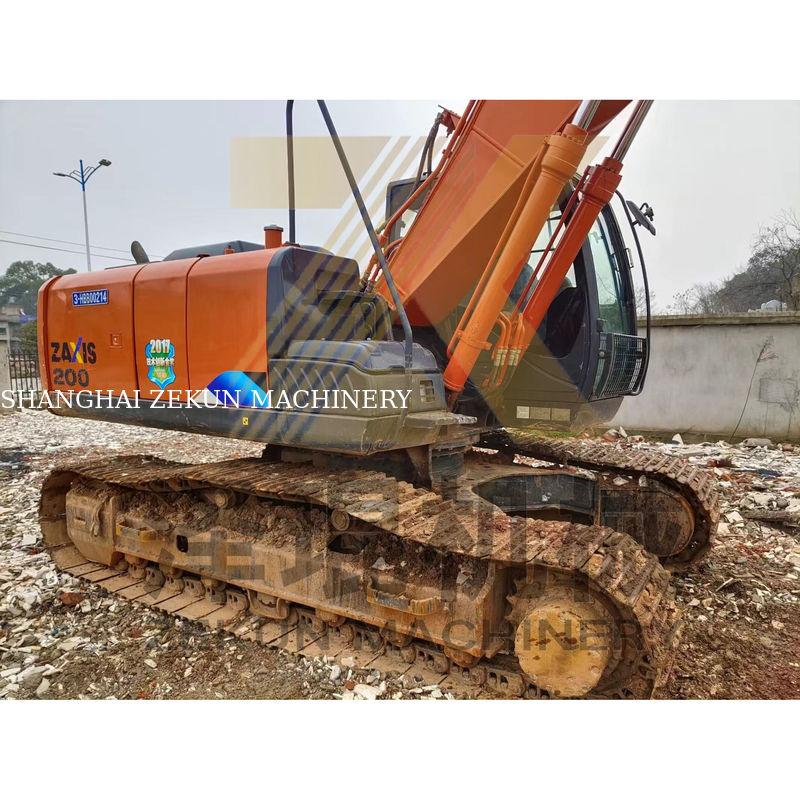 Kullanılmış Hitachi ZX200-5 kazıcı 20 Ton Japon orijinal inşaat ihtiyaçlarınız için