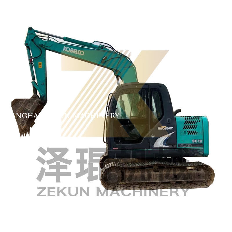 Kullanılmış Kobelco SK75-8 ekskavatörü mükemmel durumda Şangay'da satılıyor.