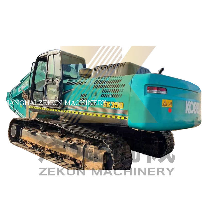 Top- Kullanılmış Kobelco SK350-8 ZX360-3 HINO Motoru 35000 KG Makine Ağırlığı ile kazıcı