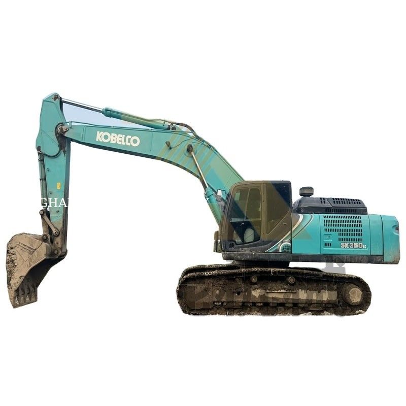 İyi durumda Kobelco SK350LC 8 1,6 m3 kova kapasitesi ve HINO motoru ile kazıcı
