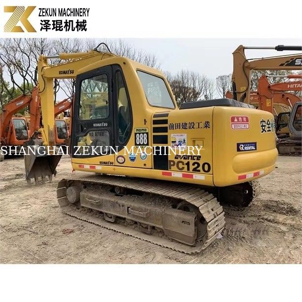 63kw Komatsu PC120-6 Tarım kazı için 120 6 8 sürünen kazıcı
