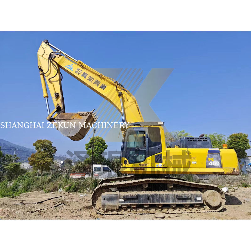 40 Tonluk Ekskavatör Kullanılmış Komatsu PC400-7 Şangay'daki Kazıcı 4000-6000 Çalışma Saati
