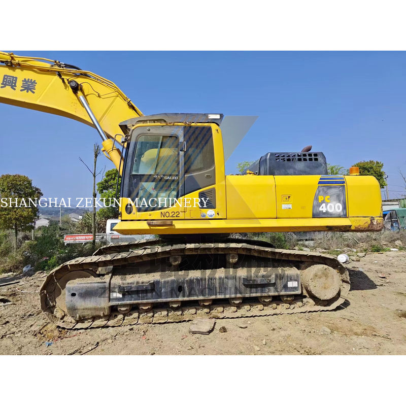 40 Tonluk Ekskavatör Kullanılmış Komatsu PC400-7 Şangay'daki Kazıcı 4000-6000 Çalışma Saati
