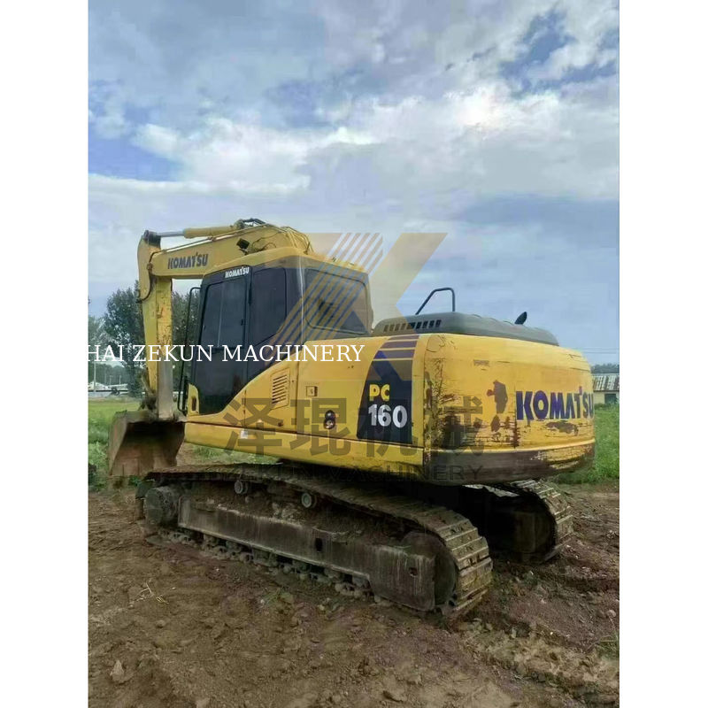 Komatsu PC160 16 Ton Ekskavatör Japonya'da düşük çalışma saatleri olan orijinal kullanılmış makine