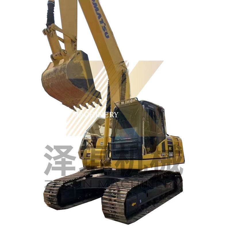 Kullanılmış Komatsu PC200-8 PC200 Excavator 0.8m3 kova kapasitesi ile toprak taşıma makinesi