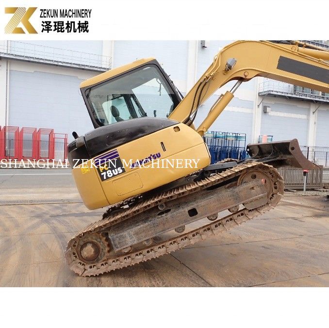 7 ton Japonya Mini Kullanılmış Komatsu PC78US Kazıcı PC78 ABD Yıl Makine Ağırlığı 7630 KG