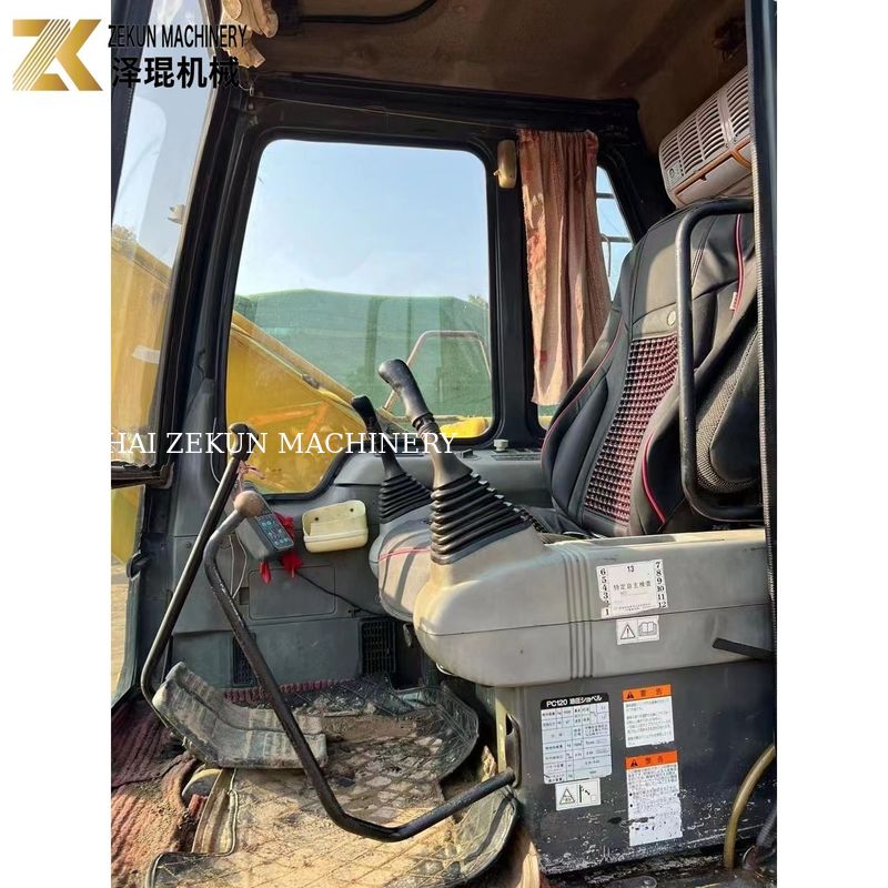 Komatsu Dizel Motoru 12 Ton PC120 Ağır Çalışma Kazıma Uygun Ekskavatör
