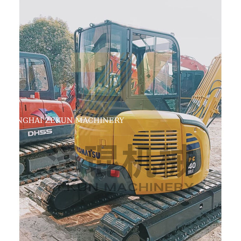 Küçük Boyutlu Kullanılmış Komatsu PC 40 Ekskavatörü PC40MR-1 PC40MR-2 Çalışma Saatleri 2001-4000