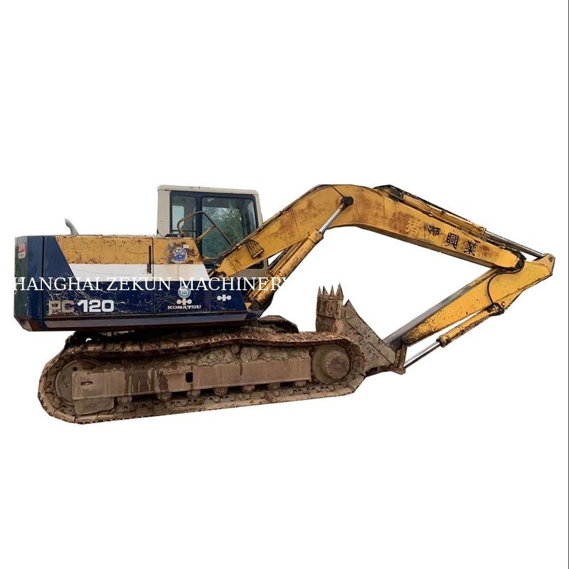 KOMATSU PC120-5 PC120 64KW Güçlü ve Japonya'da 2000 Yılına uygun fiyatlı kazıcı