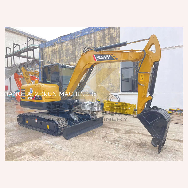 Kullanılmış Sany SY60C Pro Excavator 60C Mükemmel Performans ve 0-2000 Çalışma Saatleri ile