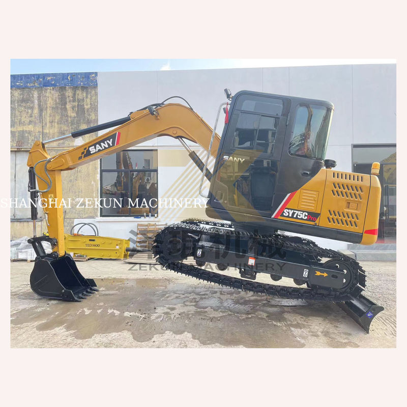 7500 KG Sany SY75C Pro Ekskavatörü Güç ve Verimliliğin Mükemmel Kombinasyonu