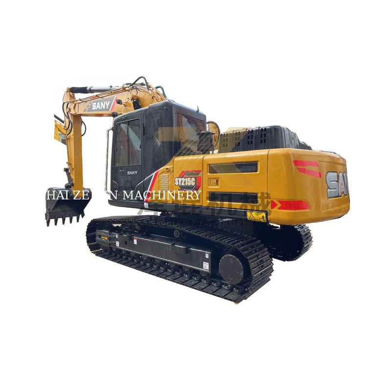 Sany Sy215c Hidrolik Sürünen Kazıcı 1.1 m3 İnşaat için kova kapasitesi