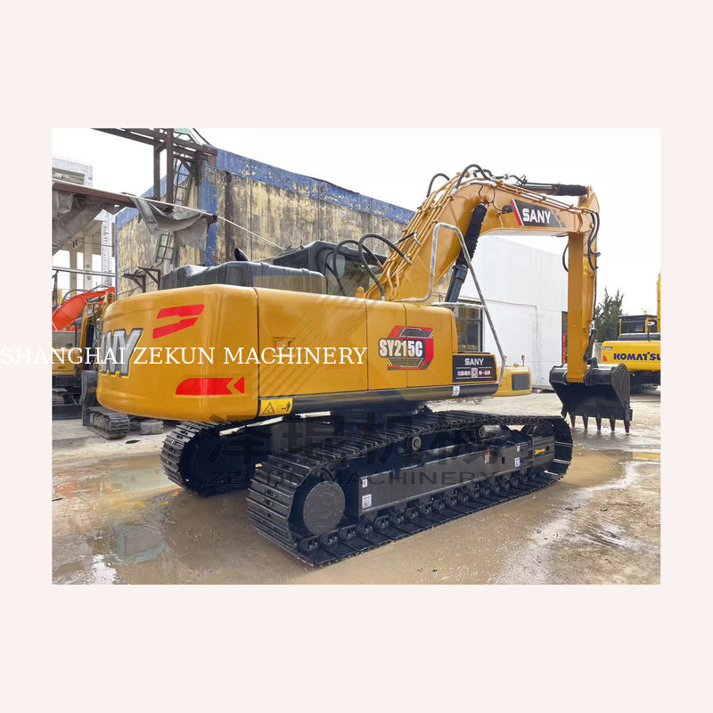 Sany Sy215c Hidrolik Sürünen Kazıcı 1.1 m3 İnşaat için kova kapasitesi