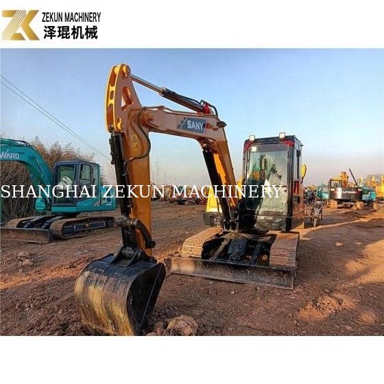 Sany motorlu ve düşük saatli kullanılmış 6 tonluk Sany SY60C PRO kazıcı