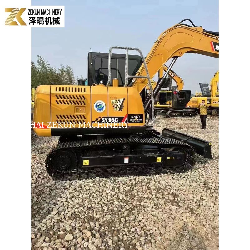 İthalat motor Sany SY95C PRO kazıcı 9 ton inşaat projeleri için mükemmel