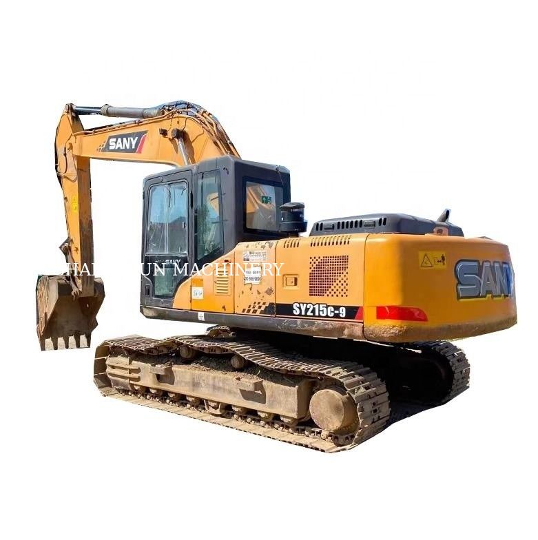Ağır inşaat için kullanılan 21 tonluk Sany SY215C-9 SY215C PRO sürünen kazıcı