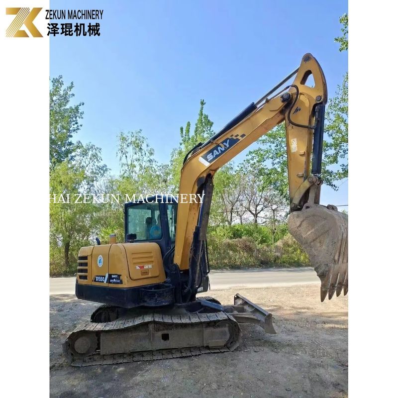 Sany 55 Ekskavatörü SY55C-9 5.5 Ton Çalışma Ağırlığı Orijinal Boya