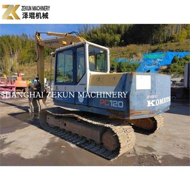 12800 KG ağırlığında küçük hidrolik kazıcı Komatsu PC 120-5 iyi durumda