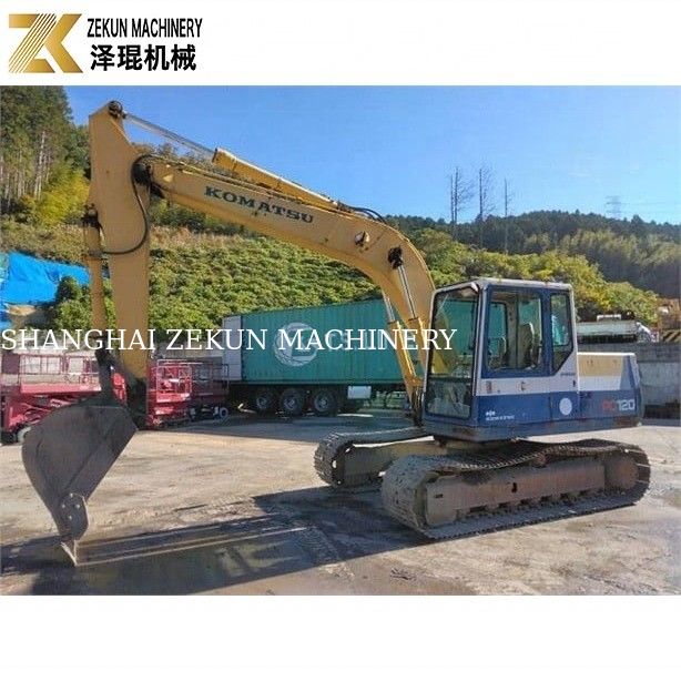 12800 KG ağırlığında küçük hidrolik kazıcı Komatsu PC 120-5 iyi durumda