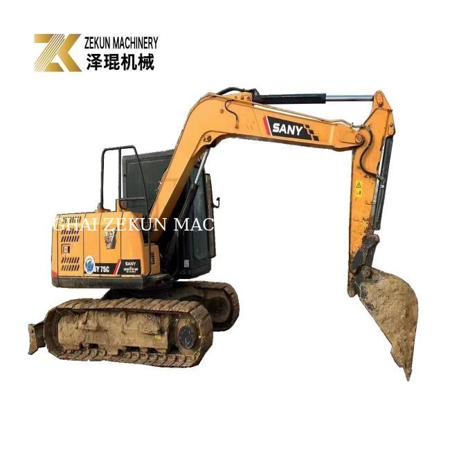 Kullanılmış SANY 75C Kazı makineleri ve çalışma saatleri 2001-4000 Sadece 7500 KG makine ağırlığı