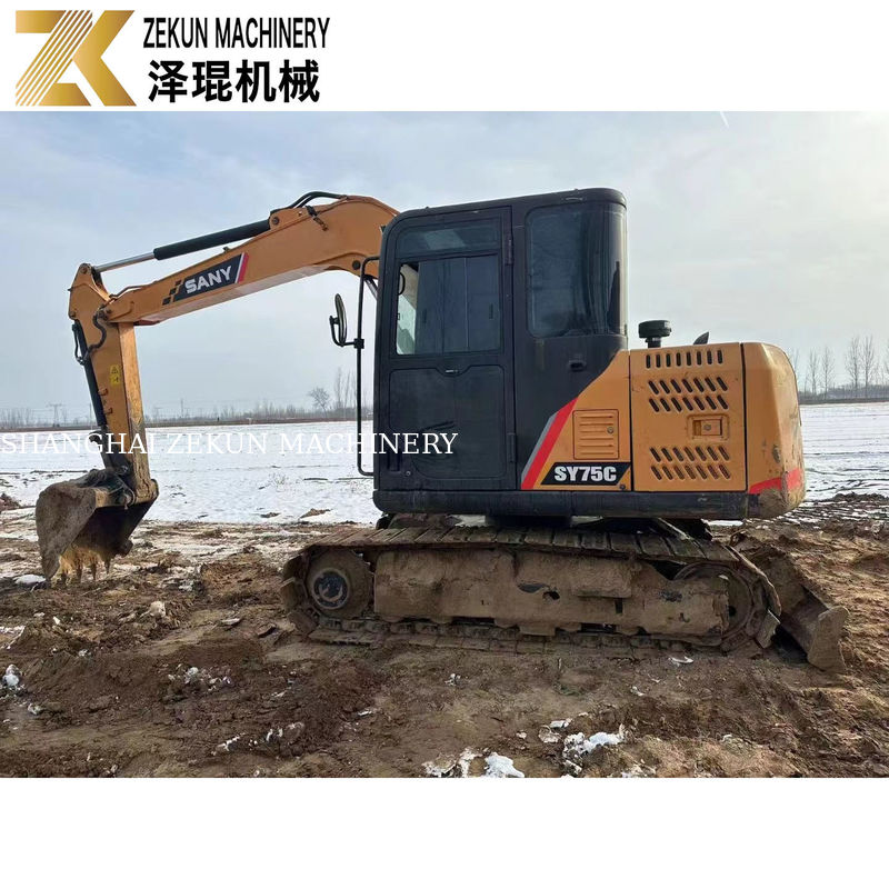 Kullanılmış SANY 75C Kazı makineleri ve çalışma saatleri 2001-4000 Sadece 7500 KG makine ağırlığı