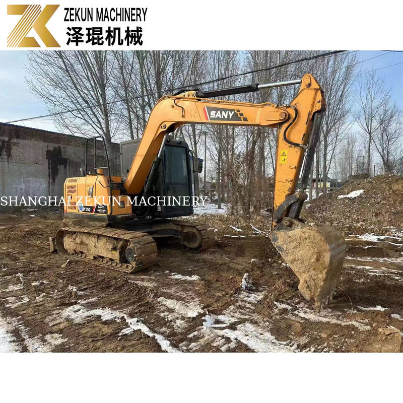 Kullanılmış SANY 75C Kazı makineleri ve çalışma saatleri 2001-4000 Sadece 7500 KG makine ağırlığı