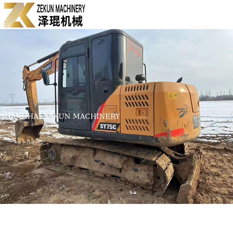 Kullanılmış SANY 75C Kazı makineleri ve çalışma saatleri 2001-4000 Sadece 7500 KG makine ağırlığı
