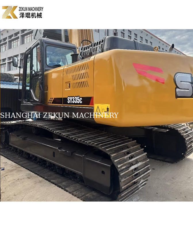 Kullanılmış Sany 335 Kazı makinesi 4000 çalışma saatinde 35 ton çalışma ağırlığı