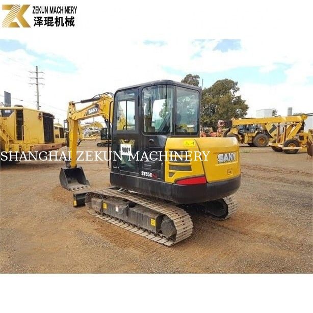 5 ton çalışma ağırlığı mini kazıcı SY55C Pro kullanılmış Sany kazıcı tarafından