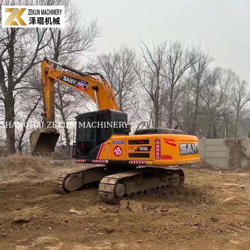 Kullanılmış Sany SY215C Pro Excavator 1.2M3 kova ile Orta Boyutlu Sıçrayıcı