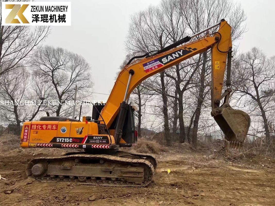 Kullanılmış Sany SY215C Pro Excavator 1.2M3 kova ile Orta Boyutlu Sıçrayıcı