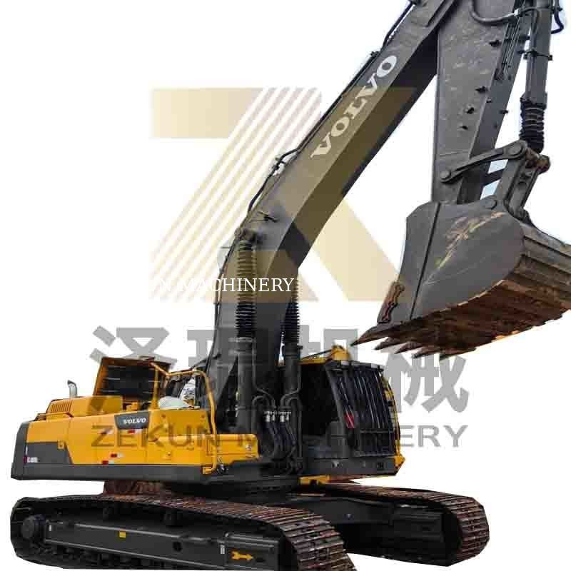 Kullanılmış Volvo Ec480DL kazıcı, 1.77-3.8m3 kova kapasitesi ve iyi durumda