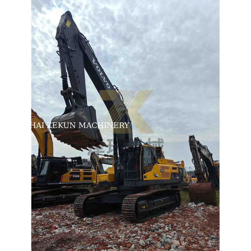 Kullanılmış Volvo Ec480DL kazıcı, 1.77-3.8m3 kova kapasitesi ve iyi durumda