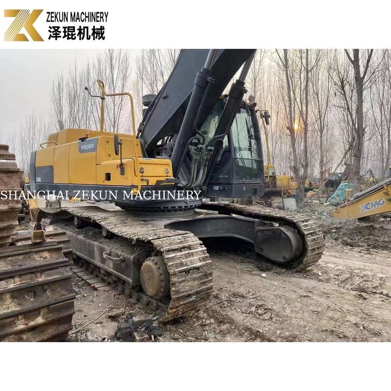 Orijinal Renkli Madencilik Ekipmanı 48Ton Kullanılmış Volvo EC480 Crawler Excavator EC480D