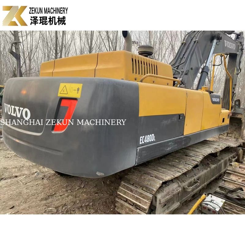 Orijinal Renkli Madencilik Ekipmanı 48Ton Kullanılmış Volvo EC480 Crawler Excavator EC480D