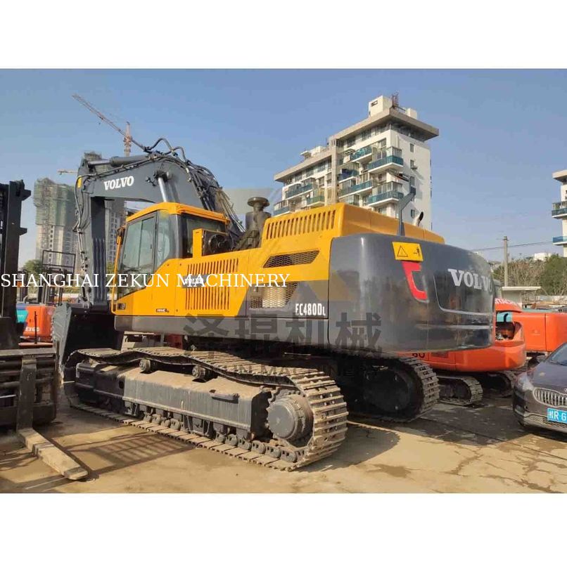 Kullanılmış VOLVO EC480DL kazıcı 270KW Güç ve 1.77 3.8 m3 kova kapasitesi