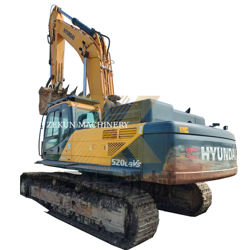 Harika durumda Hyundai R520 kazıcı 3M3 kova kapasitesi ve 266KW gücüyle sıcak pazarda