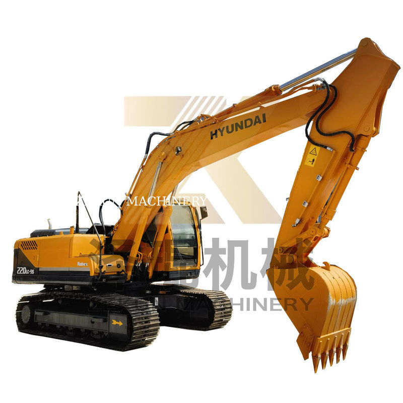 2019 kullanılmış Kore orijinal Hyundai 220 220-9 22 tonluk çalışma ağırlığıyla kazıcı