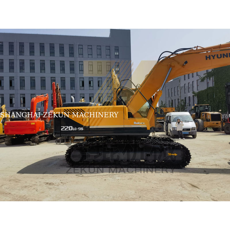 2019 kullanılmış Kore orijinal Hyundai 220 220-9 22 tonluk çalışma ağırlığıyla kazıcı