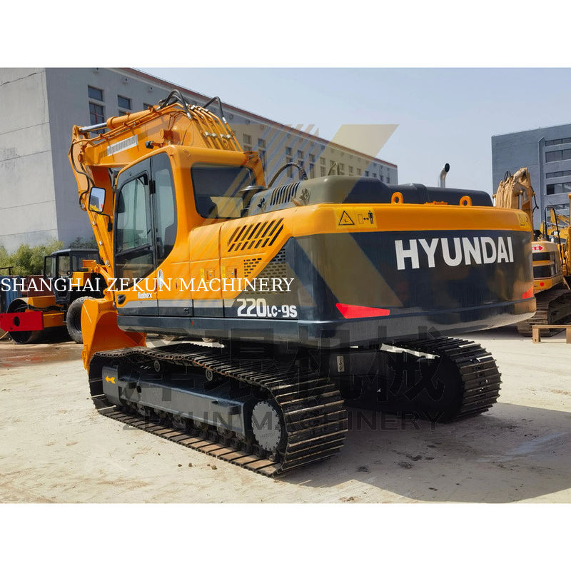 2019 kullanılmış Kore orijinal Hyundai 220 220-9 22 tonluk çalışma ağırlığıyla kazıcı